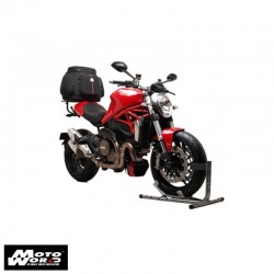 Tumdem Black//red Steel Full Set Of Motorcycle Rear And Front Wheel Stand Motorcycle Paddock Stand Set Holder