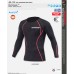 Komine JKL-122 Cool Compression Motorcycle Racing Undershirt-Black/Orange