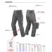 Komine PK-707 Ragusa Full Armored Mesh Motorcycle Riding Pants-Black