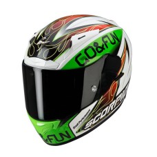 Scorpion EXO-2000 EVO AIR Bautista Replica Black-Green-Red Full Face Motorcycle Helmet - Non PSB Approved