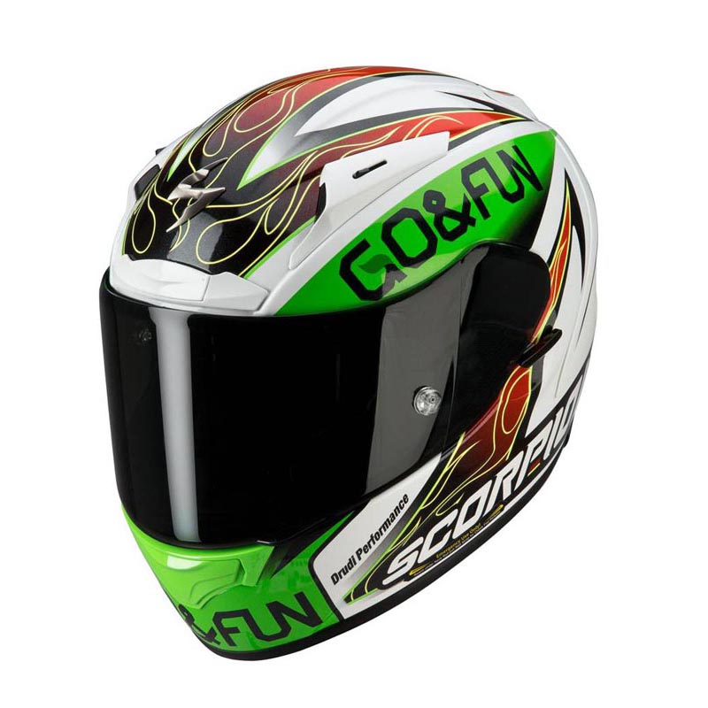 Scorpion EXO-2000 EVO AIR Bautista Replica Black-Green-Red Full Face Motorcycle Helmet
