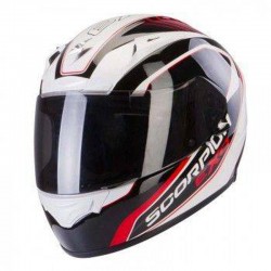 Scorpion EXO-2000 EVO AIR Performer White-Black-Red Full Face Motorcycle Helmet