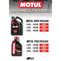Motul 300V Oil Change Package