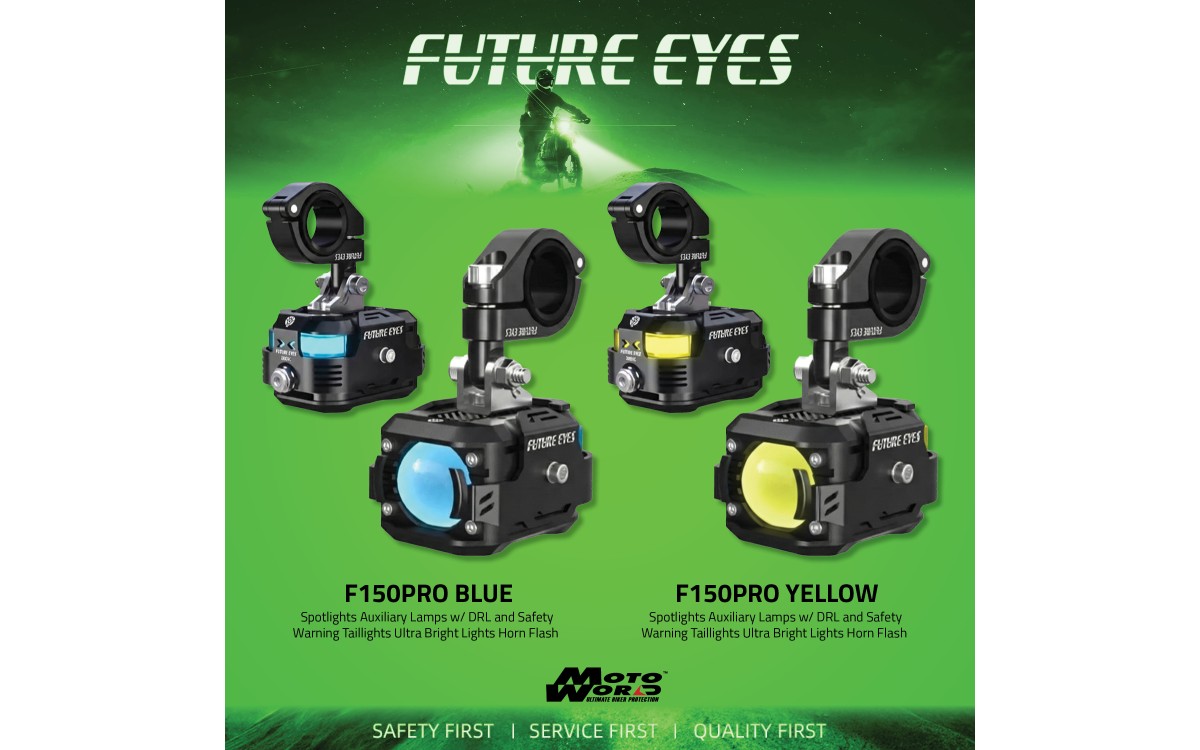 Future Eyes F150 Pro Fog Lights with DRL: See More, Ride Safer—Day and Night