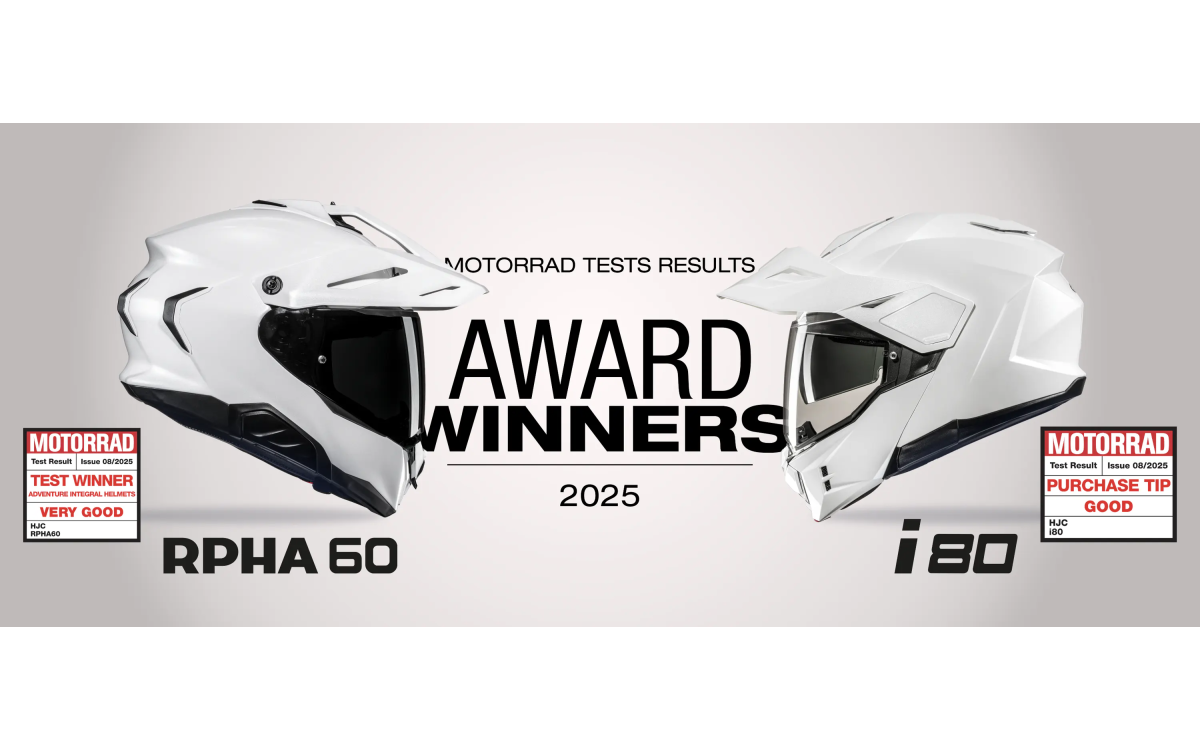 HJC # 1 IN MOTORRAD’S TEST!