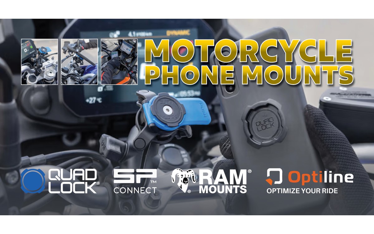 The Ultimate Guide to Motorcycle Phone Mounts in Singapore: Quad Lock, SP Connect, RAM & Optiline
