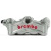 Brembo 220D02010 Motorcycle 100mm Radial Calipers Kit-Grey Titanium for Aprilia, Benelli, Bimota, BMW, CFMoto, Ducati, Honda, Indian, Kawasaki, KTM, Kymco, Moto-Guzzi, MV-Agusta, Triumph 2004-2025