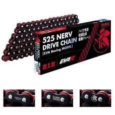 DID 525NERV BK/RE-120ZB Motorcycle Nerv Japan Chain