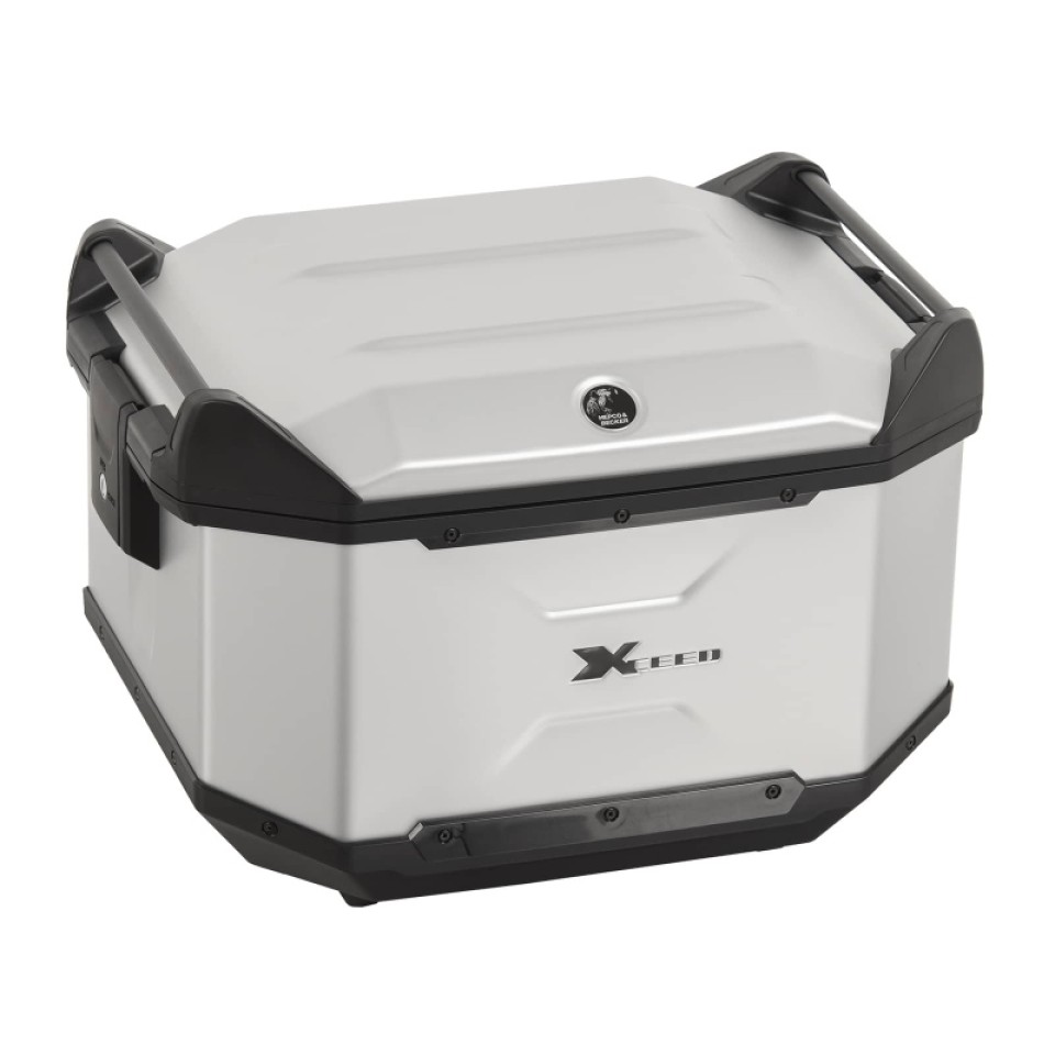 Hepco & Becker 610.224.0009 Motorcycle Xceed 45L Top Case-Silver