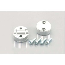 Kitaco 561-1138300 Motorcycle Handlebar Upper Holder- Silver