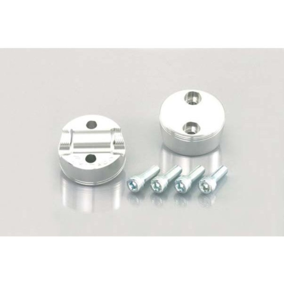 Kitaco 561-1138300 Motorcycle Handlebar Upper Holder- Silver