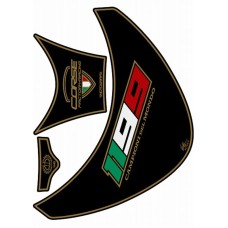 Motografix TD020KA Motorcycle Fuel Tank Pad for Ducati 2012