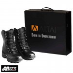 Altai MFT100-Z 8 Inch Waterproof Side Zip Black Tactical Boots