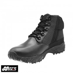 Altai MFT100-ZS 6 Inch Waterproof Side Zip Black Uniform Boots