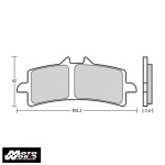 Brembo 107A48639 M497 Z04 Kit Pad