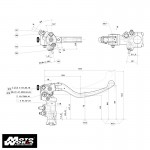 Brembo XA7G750 PR18X18 Type E Master Cylinder