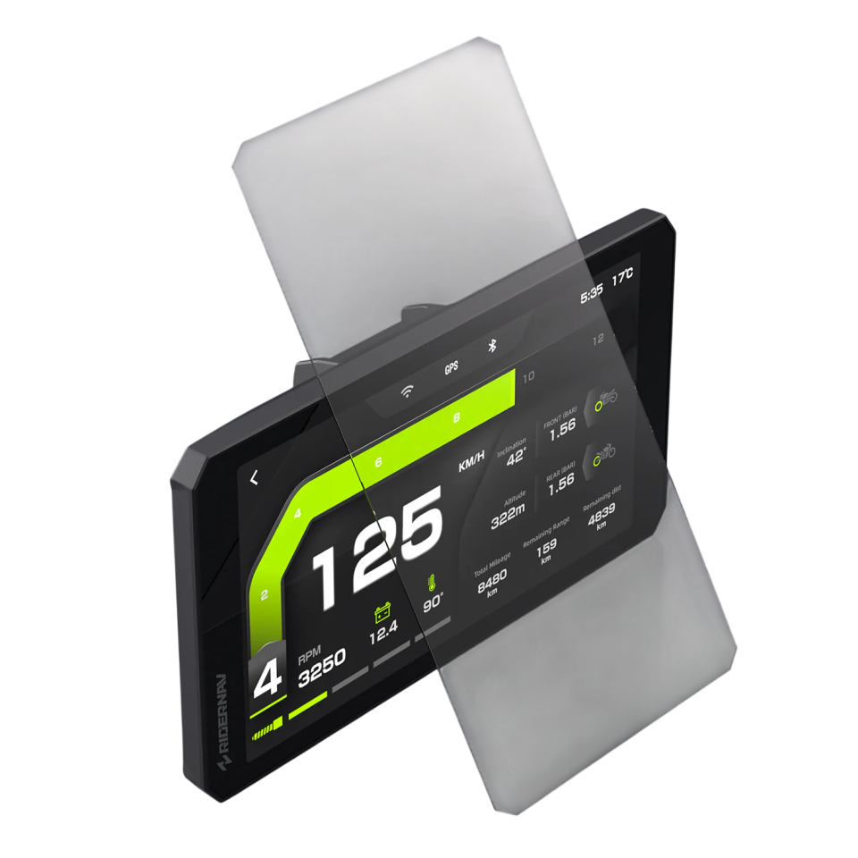RiderNav NAV0013 7-Inch Tempered Glass Screen Protector
