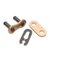 DID 520VX Pro Street X-Ring Motorcycle Chain Joint Link - Gold and Black