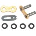 DID 525VX Pro Street X-Ring Motorcycle Chain Joint Link -  Gold