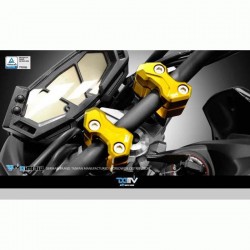 DMV DIHRU03K DI-HR-U-03-K Handlebar Riser - Black