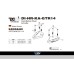 DMV DIHRKAGTR14 Motorcycle Handlebar Raiser