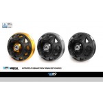 DMV DIFAS3DKA03G 3D Motorcycle Front Axle Slider - Gold