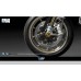 DMV DIFASRDU01G Motorcycle Front Axle Slider - Gold
