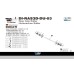 DMV DIRAS3DDU03G Ring Type Motorcycle Rear Axle Slider - Gold
