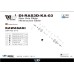 DMV DIRAS3DKA03G Motorcycle Rear Axle Slider