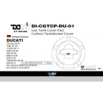 DMV DICGTCPDU01 Motorcycle Gas Tank Cap Pad