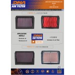 DNA P-BE7E23-01 Motorcycle Air Filter for Benelli TRK 702 23-24 
