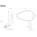 Rizoma BS233 Reverse Radial Motorcycle Mirror
