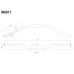 Rizoma MA011 22-29MM Tapered Motorcycle Handlebar