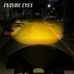  Future Eyes F150-S 60W Wired Backlight Switch Mini Hidden Scooter Motorcycle LED Light
