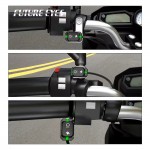  Future Eyes F150-S 60W Wired Backlight Switch Mini Hidden Scooter Motorcycle LED Light