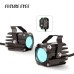  Future Eyes F150-S 60W Wired Backlight Switch Mini Hidden Scooter Motorcycle LED Light