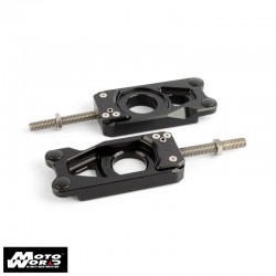 Gilles Tooling TCARJ15B TCA Black Chain Adjuster for Yamaha YZFR6 RJ11 06-07