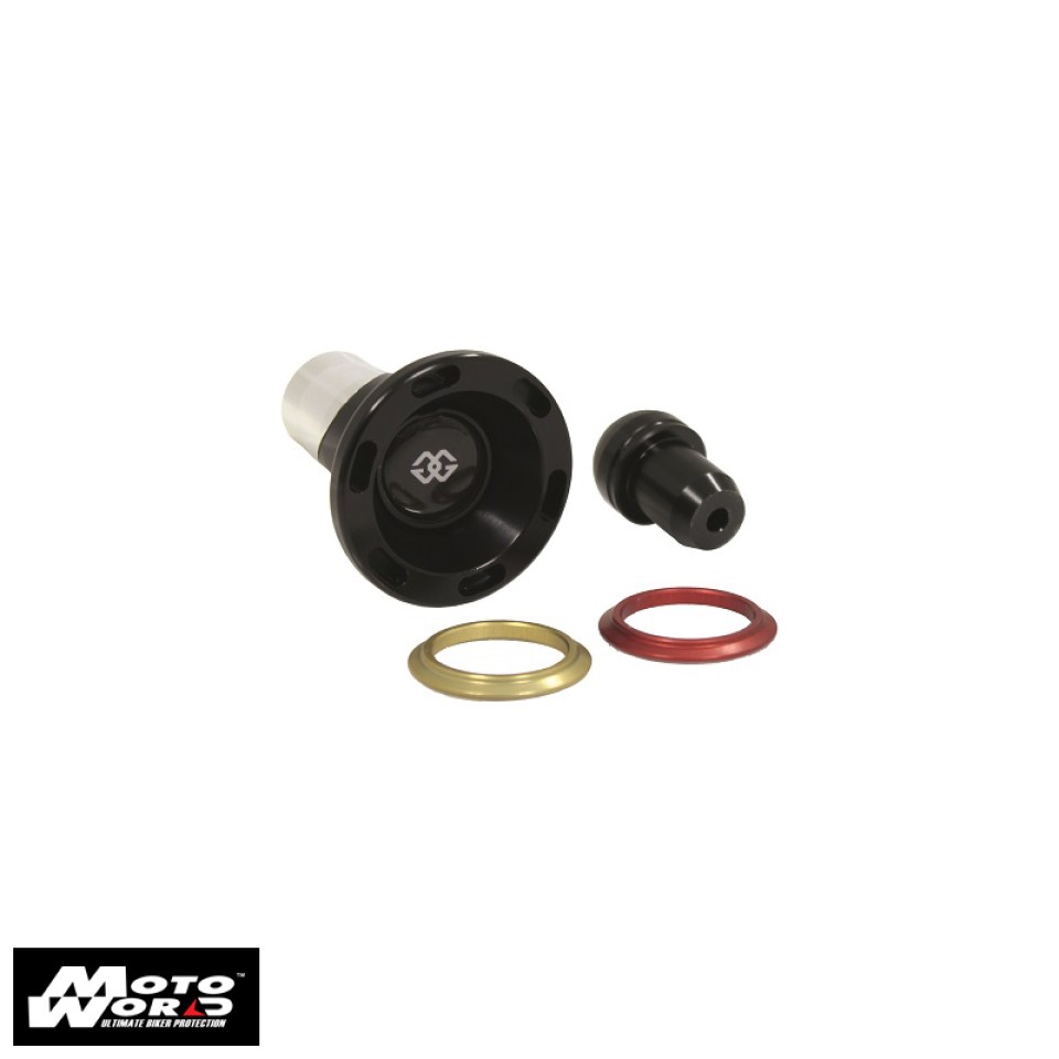Gilles Tooling GTAFY03B Motorcycle GTA Axle Front Black Protector