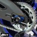 Gilles Tooling GTARY03B Motorcycle GTA Axle Rear Black Protector