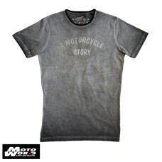 Helstons Story Cotton T-Shirt- Grey