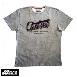 Helstons Custom Cotton T-Shirt- Grey