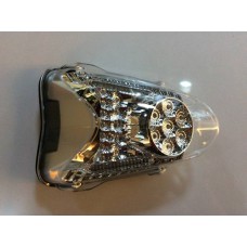 JST 2066CLEDW LED Integrated Tail Light for Suzuki GSXR1300 08 Clear Lens with Reflector