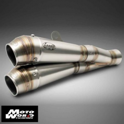 Laser 84.2010.I X-Treme Slip-On Muffler Set GP-Style D70 Suzuki SFV650 GLADIUS 2009