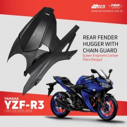 MOS YYZFSAPPA09 Rear Fender for Yamaha R3