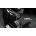 MOS Y-B74-HY002-C01 Motorcycle Carbon Fiber Leg Shield Y Shape Cover for Yamaha X-MAX 300 2017-2018, X-MAX 250 2018