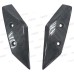 MOS Y-B74-HY009-C01 Motorcycle Carbon Fiber Front Fender Side Trim for Yamaha XMAX