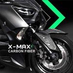 MOS Y-B74-HY009-C01 Carbon Fiber Front Fender Side Trim for Yamaha X-MAX