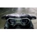 MOS Y-B74-HY010-C01 Carbon Fiber Leg Shield Inner Panel Cover for Yamaha X-MAX 300 2017-2018, X-MAX 250 2018