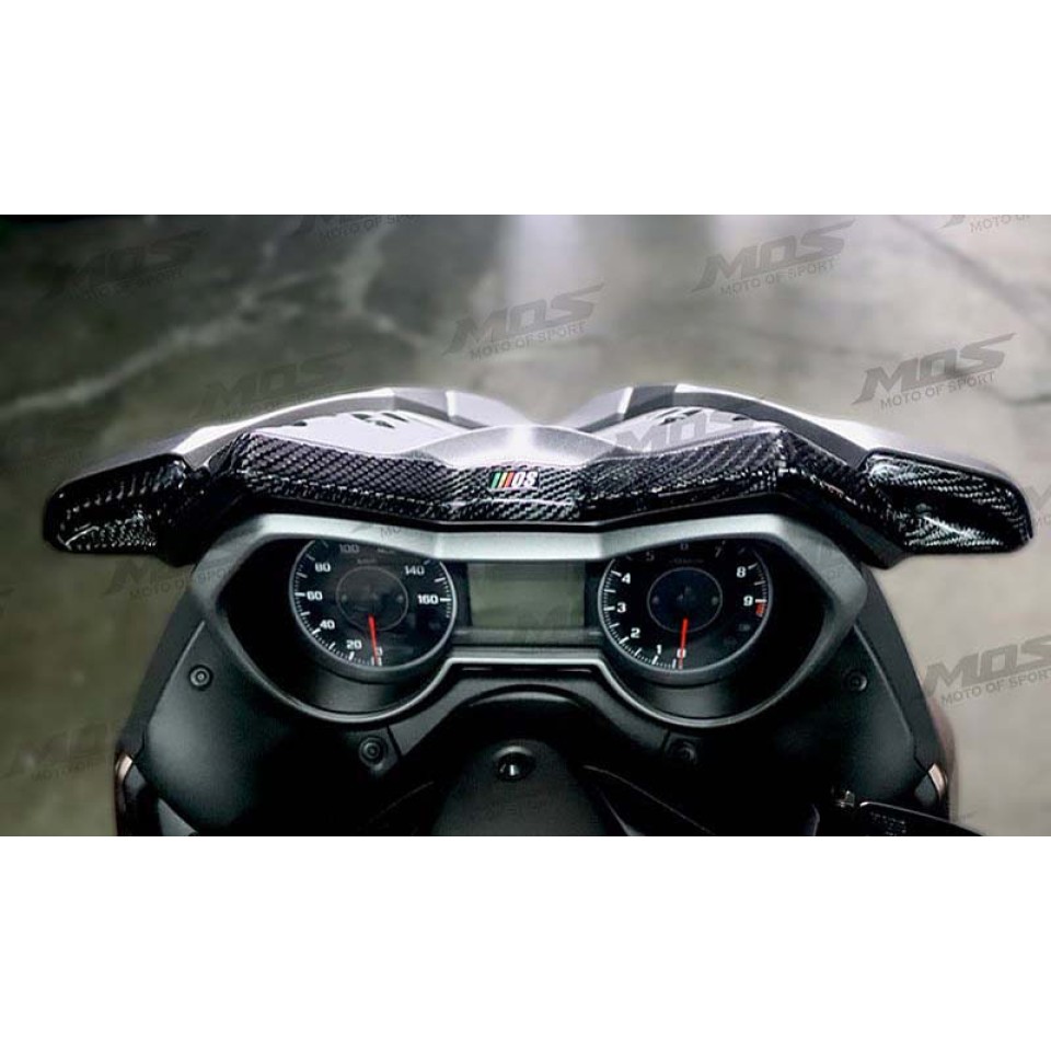 MOS Y-B74-HY010-C01 Carbon Fiber Leg Shield Inner Panel Cover for Yamaha X-MAX 300 2017-2018, X-MAX 250 2018