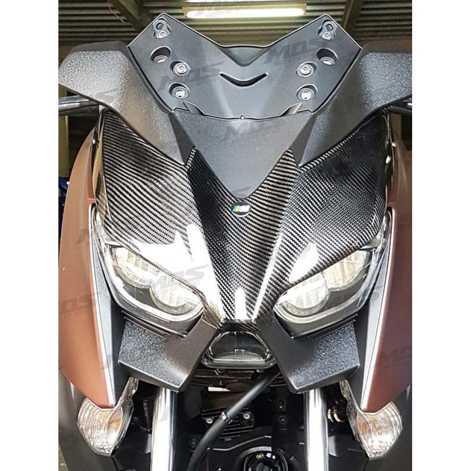 MOS Y-XM3-HY004-C01 Motorcycle Carbon Fiber Front Shield for Yamaha XMAX 